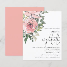 Begroting blush Florals Achtste partij