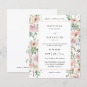 Begroting Blush Pink Floral & Succulent Wedding 2 (Voorkant / Achterkant)