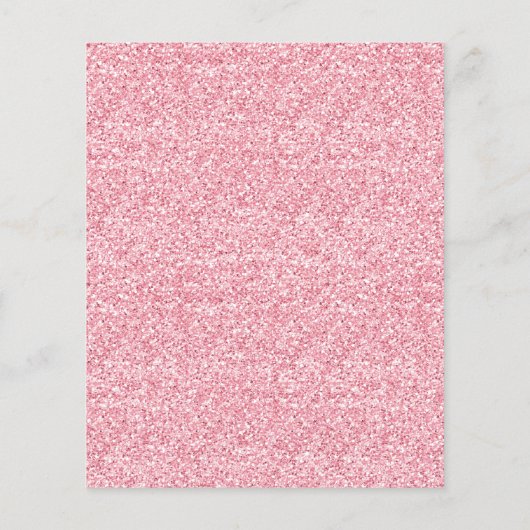 BEGROTING Blush Pink Glitter Stapt elk jaar op jaa (Achterkant)