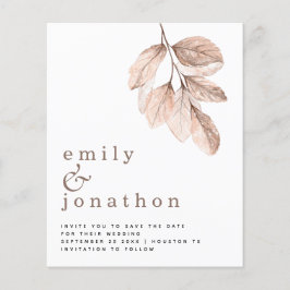 Begroting Blush vertrekt naar datum opslaan