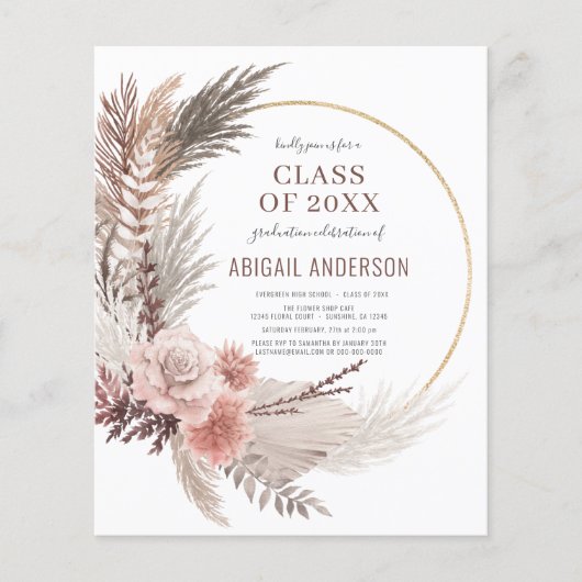 Begroting Boho 2023 Afstudeerder Partij Floral Uit (Voorkant)