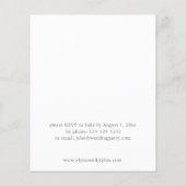 Begroting Boho Copper & Floral Rehearsal Dinner 2 Flyer (Achterkant)