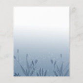 Begroting Boho Dusty Blue geperste oliage Weddensc (Achterkant)