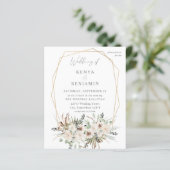 Begroting Boho Eucalyptus & Beige Floral Wedding 2 (Staand voorkant)