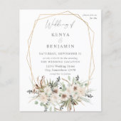 Begroting Boho Eucalyptus & Beige Floral Wedding 2 (Voorkant)
