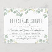 Begroting Botanische Eucalyptus Brunch Baby shower (Voorkant)