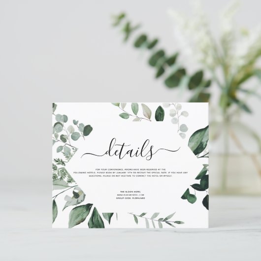 Begroting botanische groen olievlek (Staand voorkant)