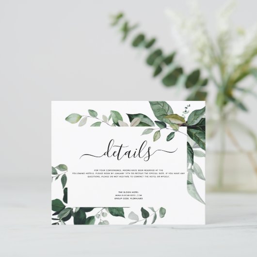 Begroting botanische groen olievlek (Staand voorkant)