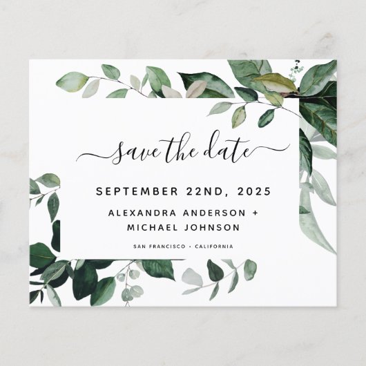 Begroting botanische groen olievlek (Voorkant)