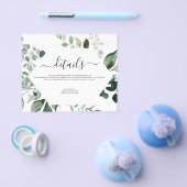 Begroting botanische groen olievlek flyer (Enkel)