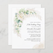 Begroting Botanische uitnodiging 70e verjaardag (Voorkant / Achterkant)