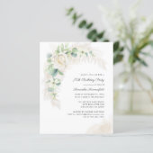 Begroting Botanische uitnodiging 70e verjaardag (Staand voorkant)