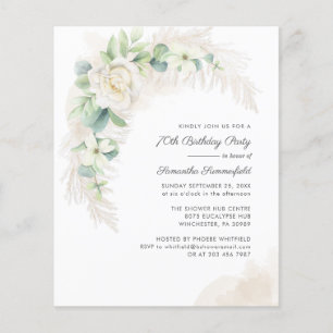 Begroting Botanische uitnodiging 70e verjaardag