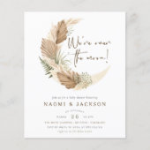 Begroting boven het Baby shower van de preambule (Voorkant)