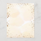 Begroting bruiloft bijtende zonnebloemen eucalyptu (Achterkant)