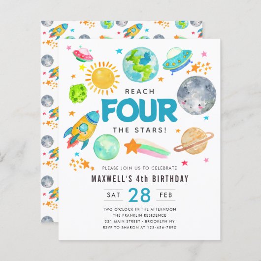 Begroting buitenruimte: maandag vierde verjaardag (Voorkant / Achterkant)