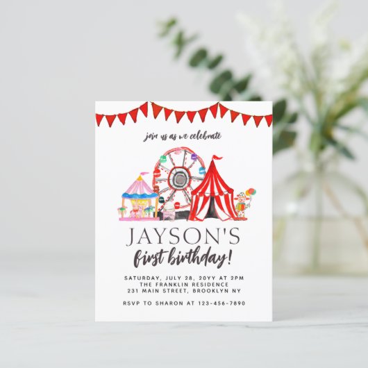 Begroting Carnival Circus Country Fair kinderen Bi (Staand voorkant)