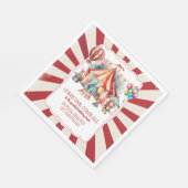 Begroting Carnival Circus Show & Dieren Birthday Servet (Hoek)