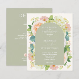 Begroting Chic Florals Wedding All-in-One uitnodig