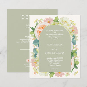 Begroting Chic Florals Wedding All-in-One uitnodig
