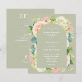 Begroting Chic Florals Wedding All-in-One uitnodig