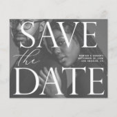 Begroting Chic Photo LG Save the Date B&W Flyer (Voorkant)
