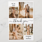 Begroting Chic Script Weddenschap Hartelijk dank v Flyer (Voorkant)