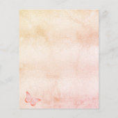 Begroting Christening blush vlinder pampas gras (Achterkant)