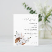 Begroting Coconut Coral & White Floral Wedding (Staand voorkant)