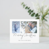 Begroting Coupure 2-fotoscript voor prettige kerst (Staand voorkant)