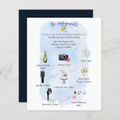 Begroting Dag van de Tijdlijn van het huwelijk Mod (Voorkant / Achterkant)