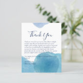 BEGROTING Dank u begrafenis Memorial Kaart Sjabloo (Staand voorkant)