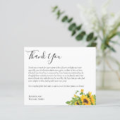 BEGROTING Dank u begrafenis Memorial Kaart Sjabloo (Staand voorkant)