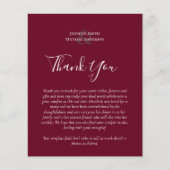 BEGROTING Dank u begrafenis Memorial Kaart Sjabloo (Voorkant)