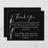 BEGROTING Dank u de begrafenisherdenkingsSjabloon (Voorkant / Achterkant)