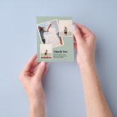 BEGROTING DANK U Foto Collage Modern Flyer (Hand)