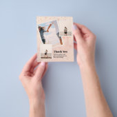 BEGROTING DANK U Foto Collage Modern Flyer (Hand)