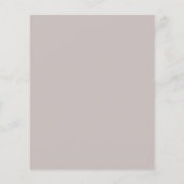 Begroting Dank u Funeral Cross Memorial Kaart (Achterkant)