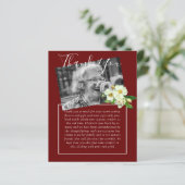 BEGROTING Dank u voor de begrafenis van een orbitu (Staand voorkant)