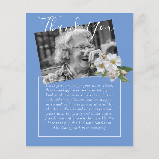 BEGROTING Dank u voor de begrafenis van een orbitu (Voorkant)