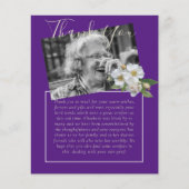 BEGROTING Dank u voor de begrafenis van een orbitu (Voorkant)