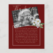 BEGROTING Dank u voor de begrafenis van een orbitu (Voorkant)