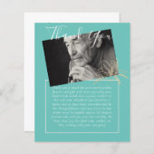 BEGROTING Dank u voor de begrafenis van een orbitu (Voorkant / Achterkant)