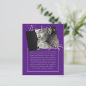 BEGROTING Dank u voor de begrafenis van een orbitu (Staand voorkant)