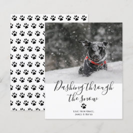BEGROTING Dashing door de sneeuwbal kerst