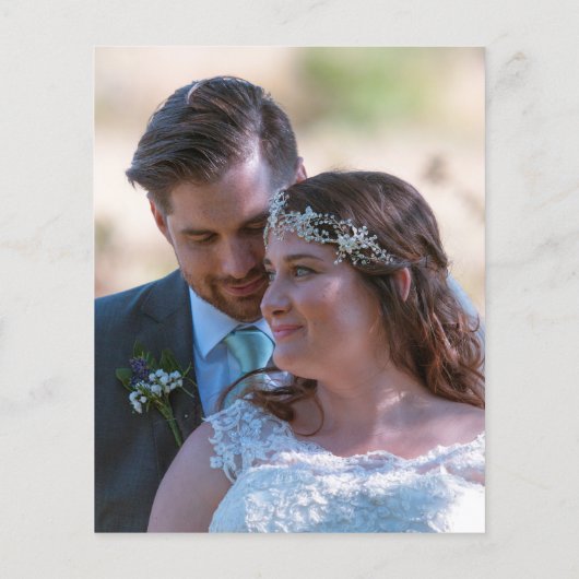 Begroting de heer Mrs Rings Script Photo WeddingBe (Achterkant)