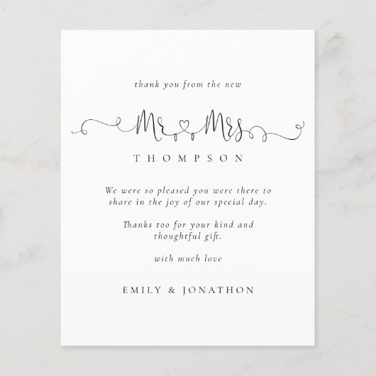 Begroting de heer Mrs Rings Script Photo WeddingBe (Voorkant)