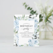 Begroting Deusty Blue Birthday Party Florence (Staand voorkant)