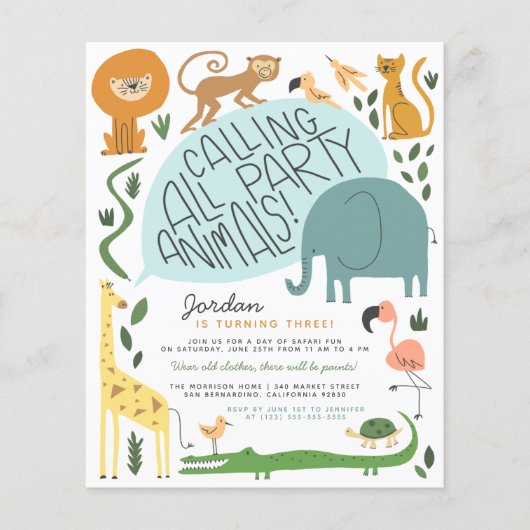 Begroting die alle partijdieren roept | Partij voo (Voorkant)