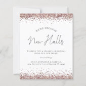 Begroting die nieuwe uren Roos Gold Glitter Xmas a (Voorkant)